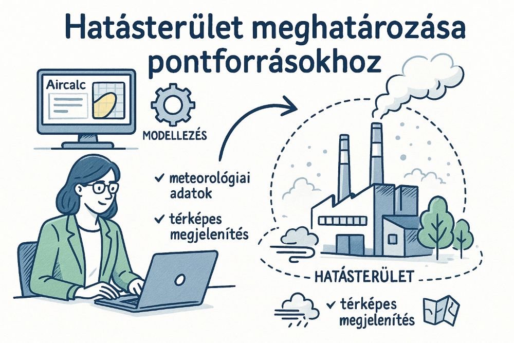 hatásterület meghatározása